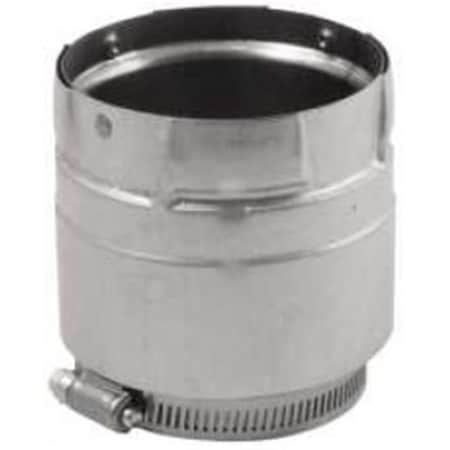 First Floor Designs 4 in. Pellet Vent Pro Pellet Chimney Appliance Adapter, Stainless Steel FI2211545